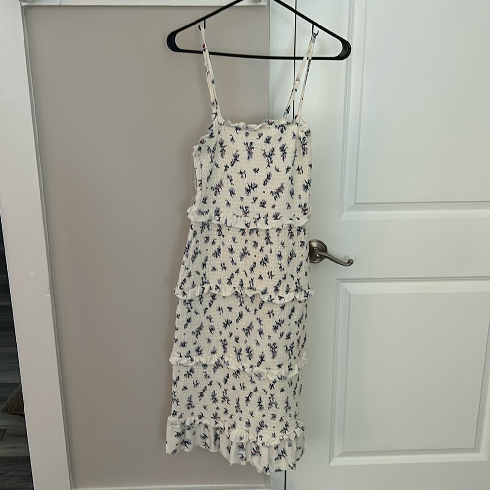 Perfect white midi dress